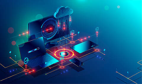 Internet of Things (IoT) Vernetzung physischer und virtueller Gegenstände, die zusammenarbeiten.